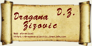 Dragana Žižović vizit kartica